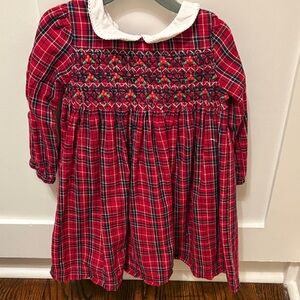 JoJoMaman Bebe plaid dress 2T/3T